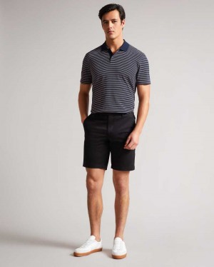 Black Ted Baker Ashfrd Chino Shorts | US0000681