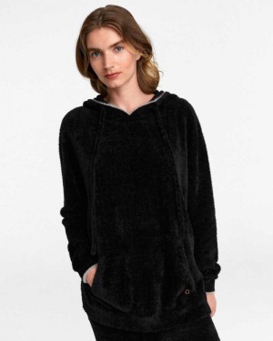 Black Ted Baker Flosss Cosy Hoodie | US0000449