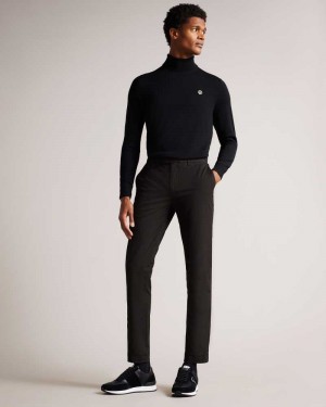 Black Ted Baker Genay Slim Chinos Chinos | US0001203