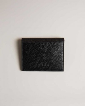 Black Ted Baker Pannal Colour Panel Card Holder Wallets | US0001546