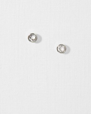 Crystal Ted Baker Sinaa Round Stud Earrings Earrings | US0001809