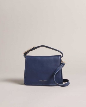 Dark Blue Ted Baker Emie Jewel Detail Crossbody Bag | US0001349