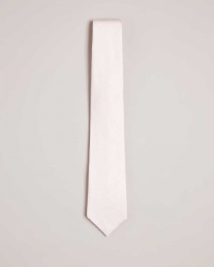 Dusky Pink Ted Baker Phillo Textured Tie | US0002013