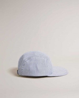 Grey Ted Baker Declann Pinstripe Cap Caps | US0001694