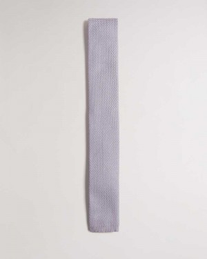 Lilac Ted Baker Kallino Knitted Tie | US0002019