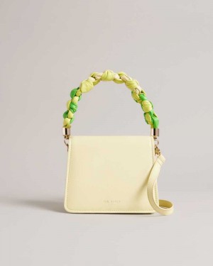 Lime Ted Baker Maryse Knotted Handle Crossbody Bag | US0001325