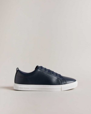 Navy Ted Baker Artem Webbing Detail Cupsole Sneakers | US0002189