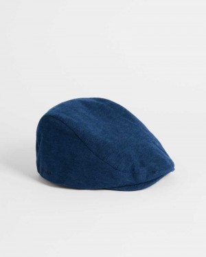 Navy Ted Baker Aspinn Textured Ivy Cap Caps | US0001697