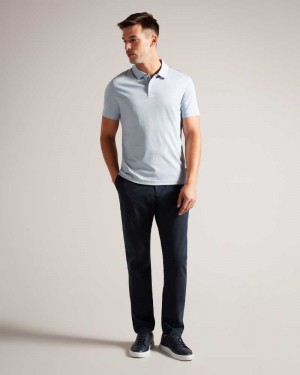 Navy Ted Baker Haydae Slim Fit Chinos Chinos | US0001197