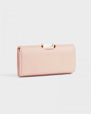 Pale Pink Ted Baker Bita Large Bobble Purse Purses | US0001458