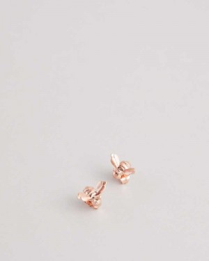 Rose Gold Colour Ted Baker Beelii Bee Earrings Earrings | US0001796