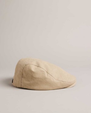 Tan Ted Baker Eastoni Flat Cap Caps | US0001696