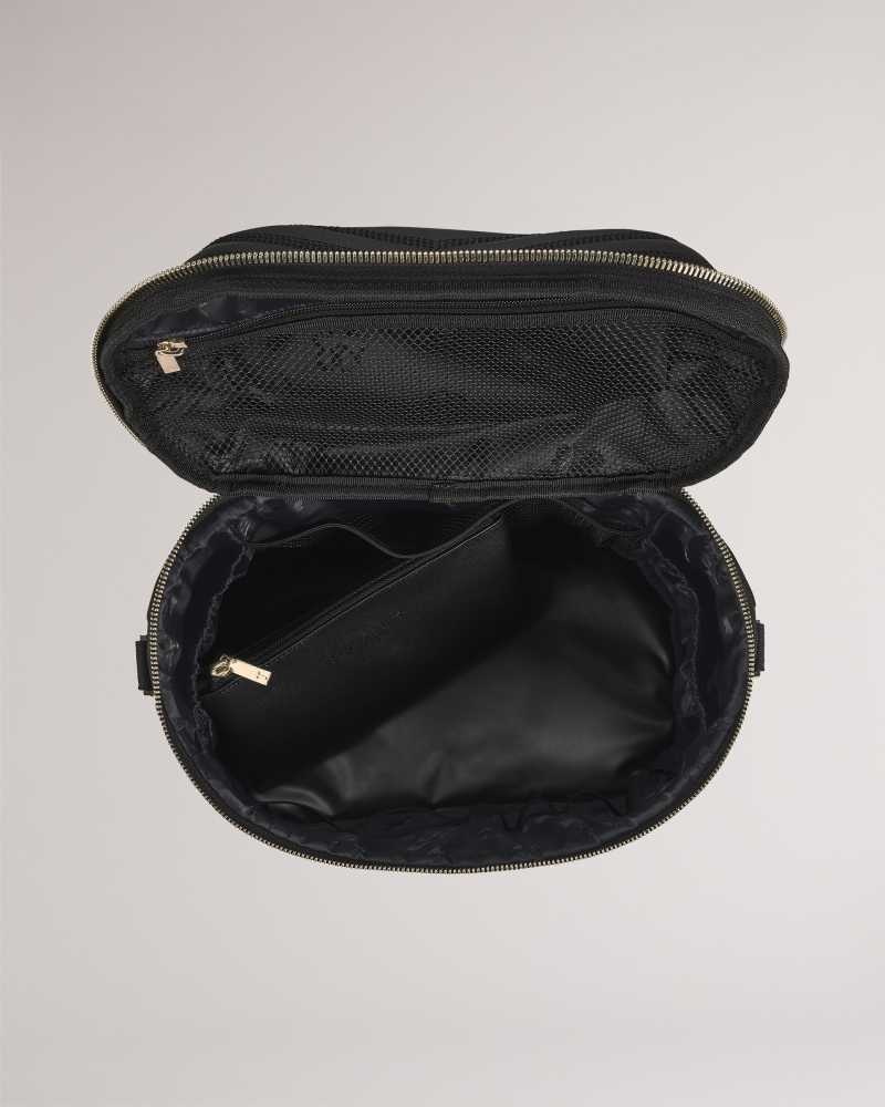 Black Ted Baker Almie Softside Vanity Case | US0001479