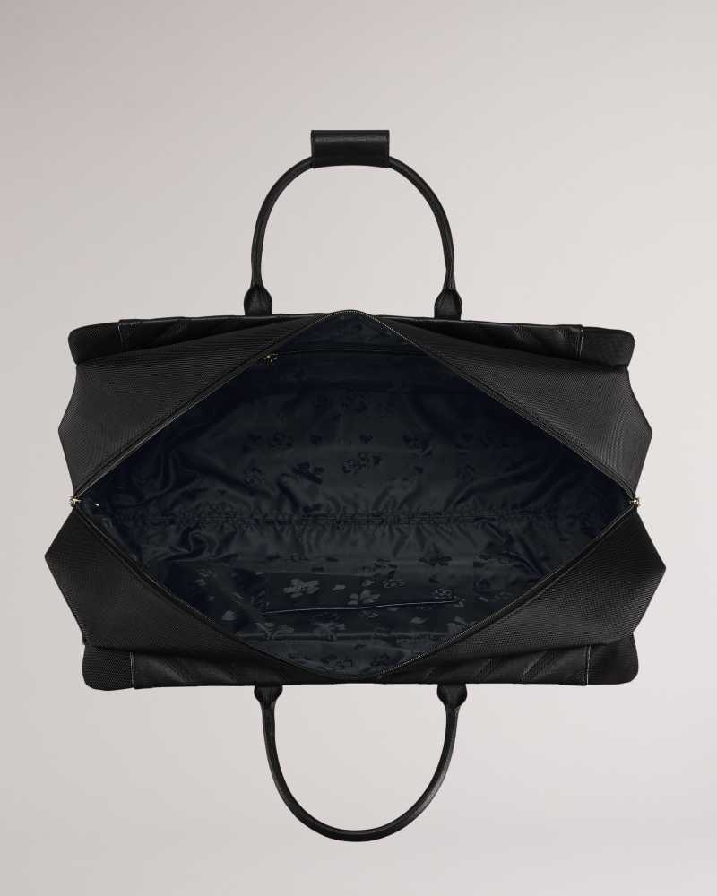 Black Ted Baker Amaiya Softside Large Trolley Duffle Bag | US0001535