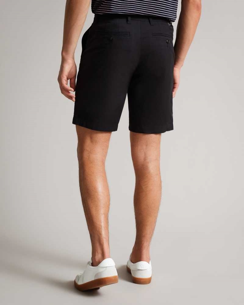 Black Ted Baker Ashfrd Chino Shorts | US0000681