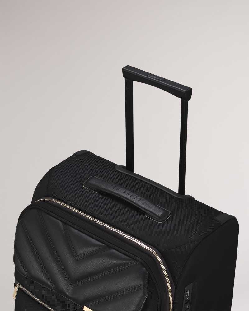 Black Ted Baker Averri Softside Cabin Trolley Case | US0001487