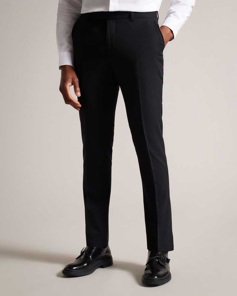 Black Ted Baker Bainsur Black Wool Suit | US0000721