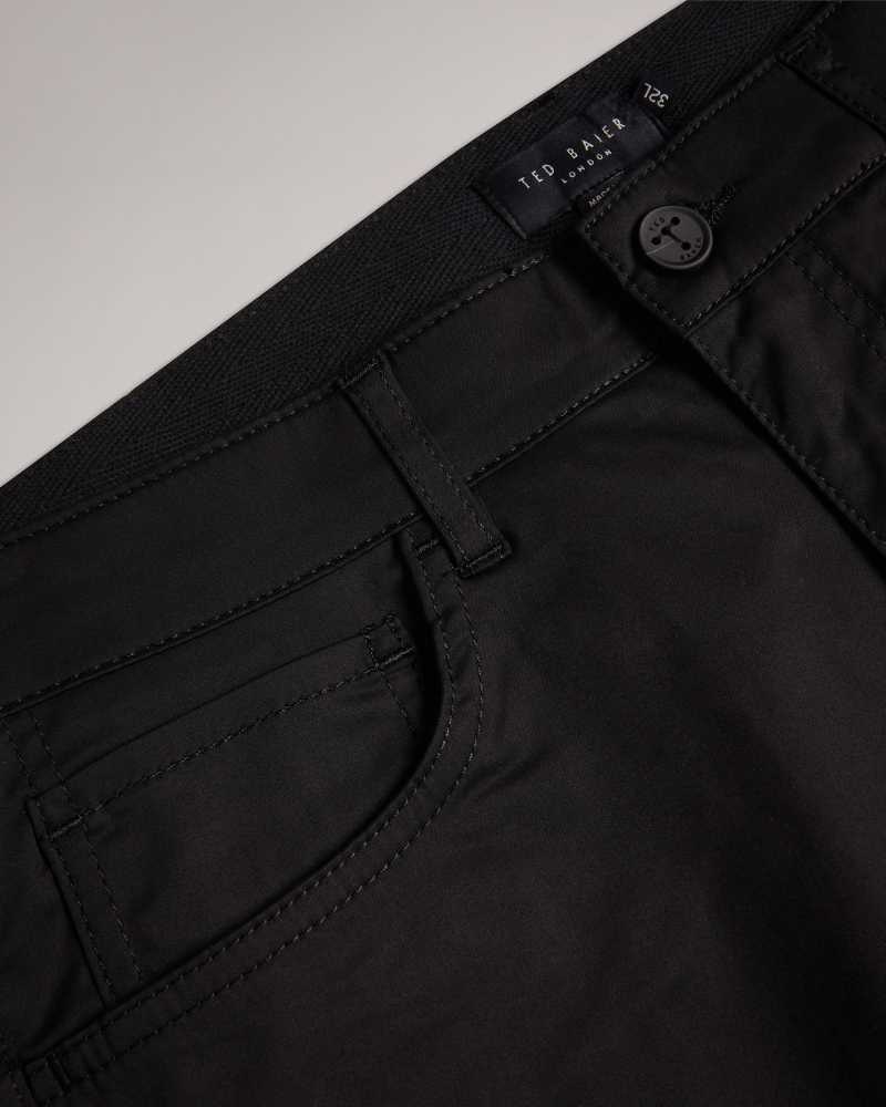 Black Ted Baker Daniels Slim Fit Chinos Chinos | US0001196