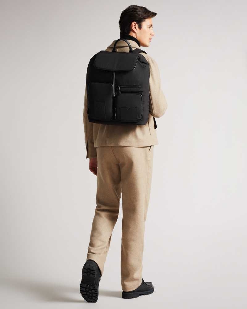 Black Ted Baker Disrict Modular Backpack | US0001242