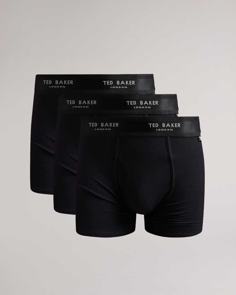 Black Ted Baker Enzzo 3 Pack Boxer Briefs | US0001207