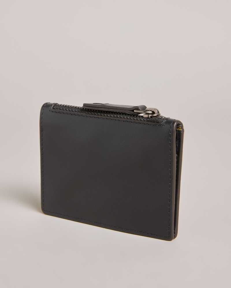 Black Ted Baker Finnis Contrast Detail Card Holder Cardholders | US0001407