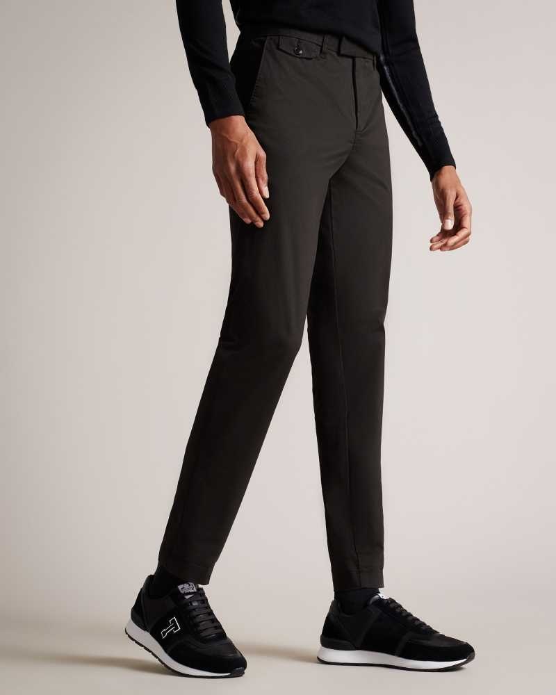 Black Ted Baker Genay Slim Chinos Chinos | US0001203