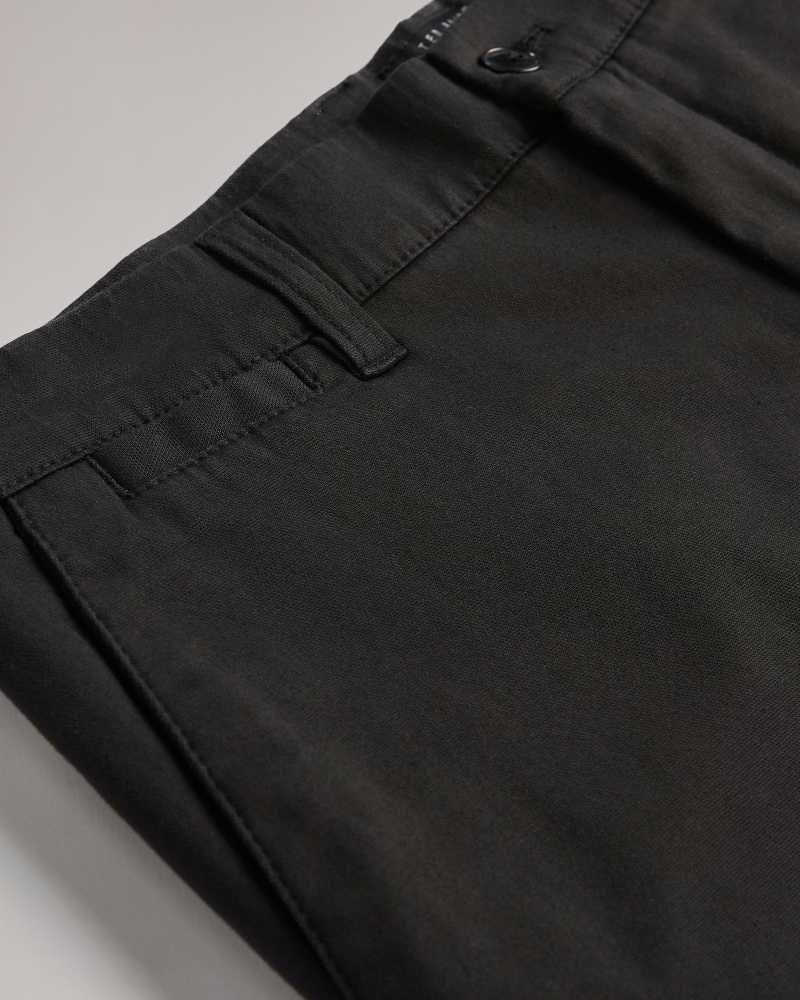 Black Ted Baker Genbee Casual Relaxed Chinos Chinos | US0001200