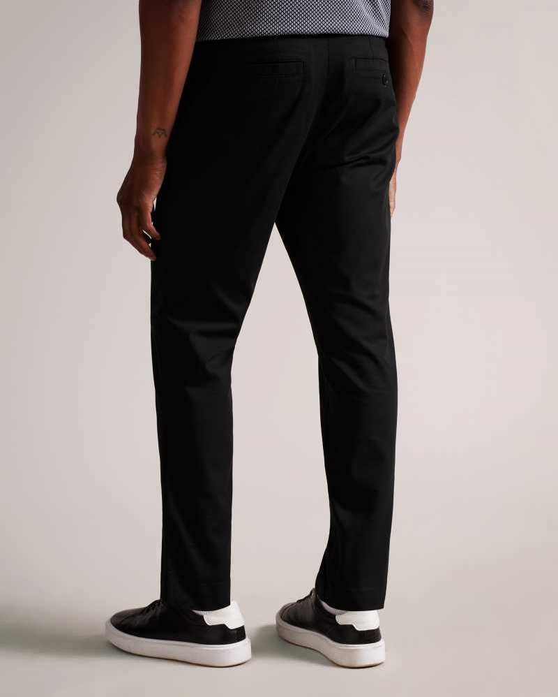 Black Ted Baker Genbee Casual Relaxed Chinos Chinos | US0001200