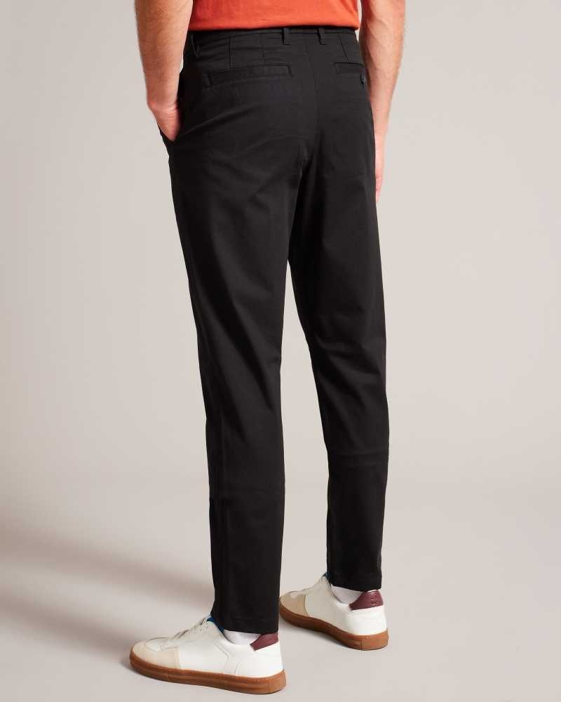 Black Ted Baker Haybrn Regular Fit Trousers | US0001091