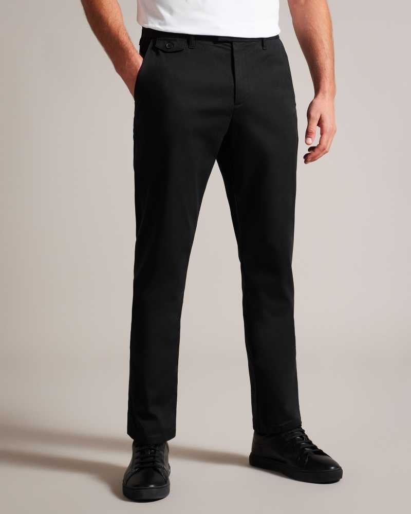 Black Ted Baker Haydae Slim Fit Chinos Chinos | US0001178