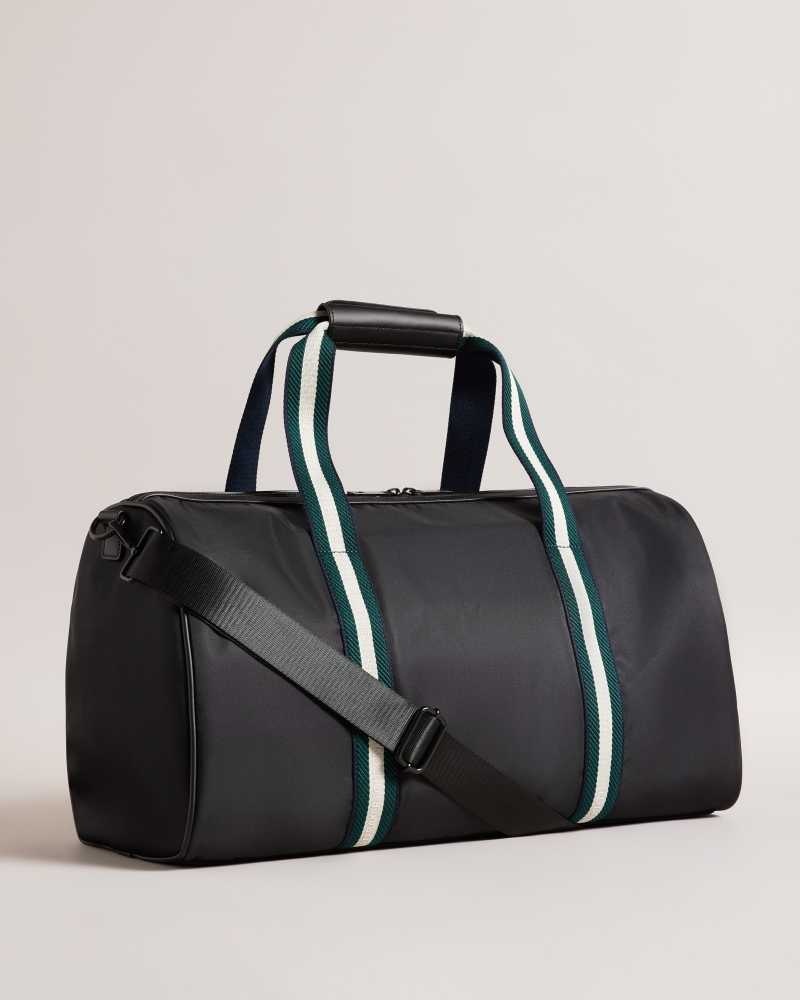 Black Ted Baker Matique Twill Retro Sport Holdall | US0001584