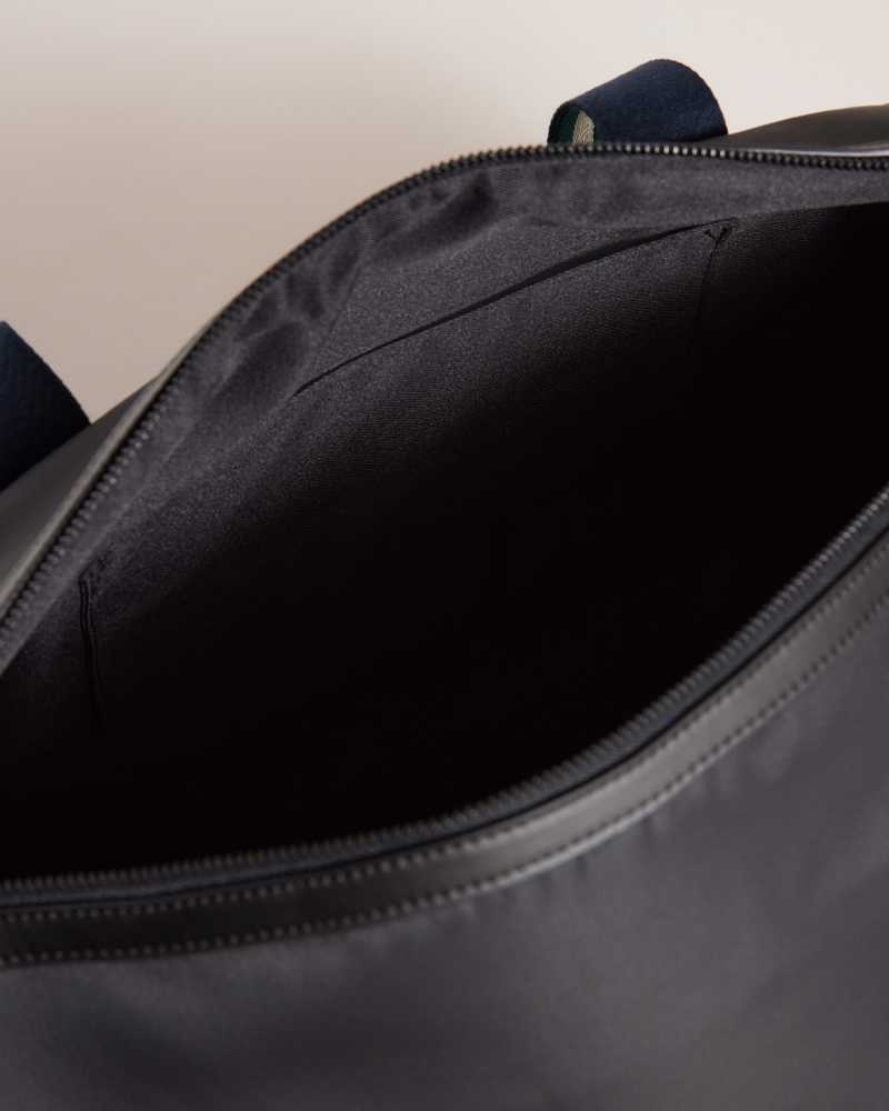 Black Ted Baker Matique Twill Retro Sport Holdall | US0001584