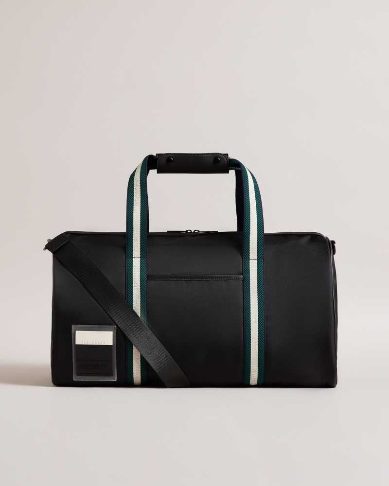 Black Ted Baker Matique Twill Retro Sport Holdall | US0001584