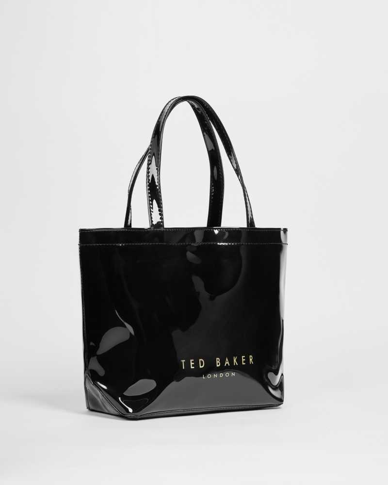 Black Ted Baker Nikicon Small Icon Bag With Knot Bow | US0001529