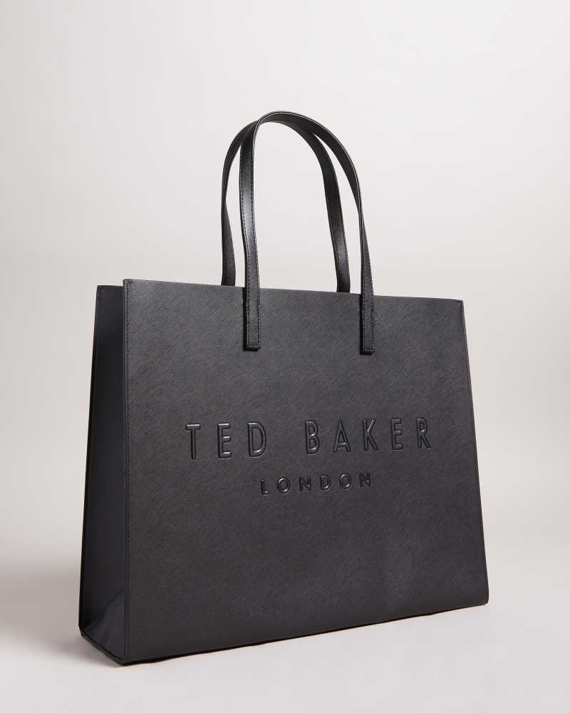 Black Ted Baker Sukicon Large Icon Bag | US0001507