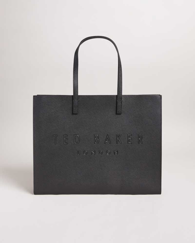 Black Ted Baker Sukicon Large Icon Bag | US0001507