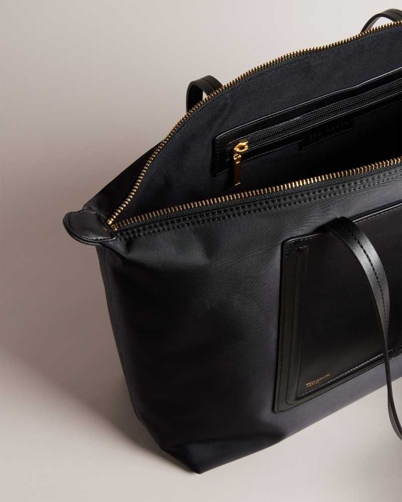 Black Ted Baker Voyaage Nylon Tote | US0001498