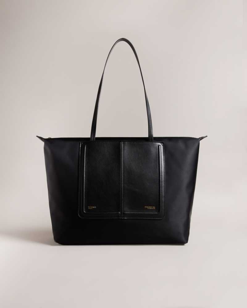 Black Ted Baker Voyaage Nylon Tote | US0001498