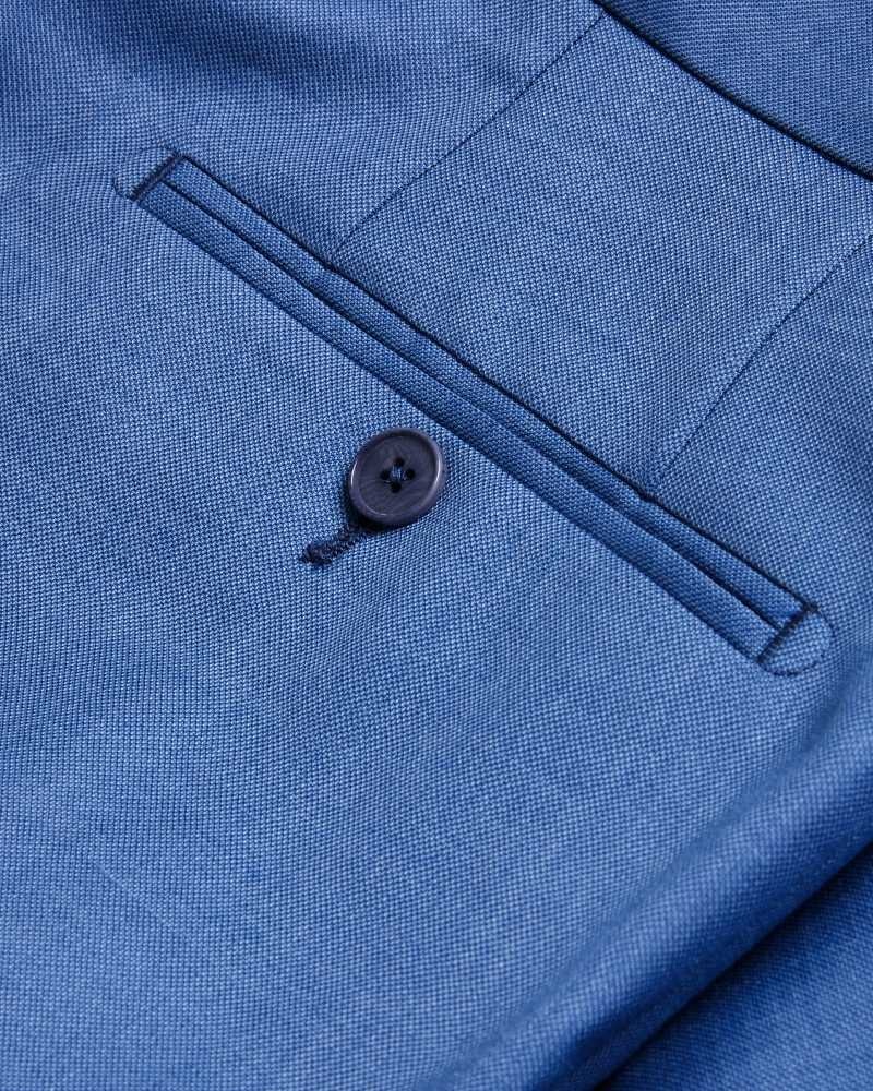 Blue Ted Baker Dorsets Wool Suit Trousers | US0000780