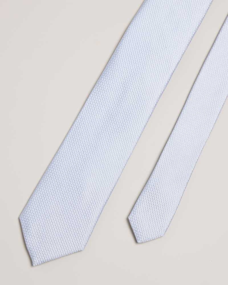 Blue Ted Baker Phillo Textured Tie | US0002004