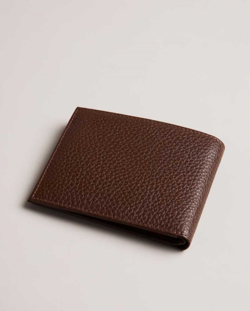 Brown Ted Baker Blocked Colour Panel Bifold Wallet Wallets | US0001552