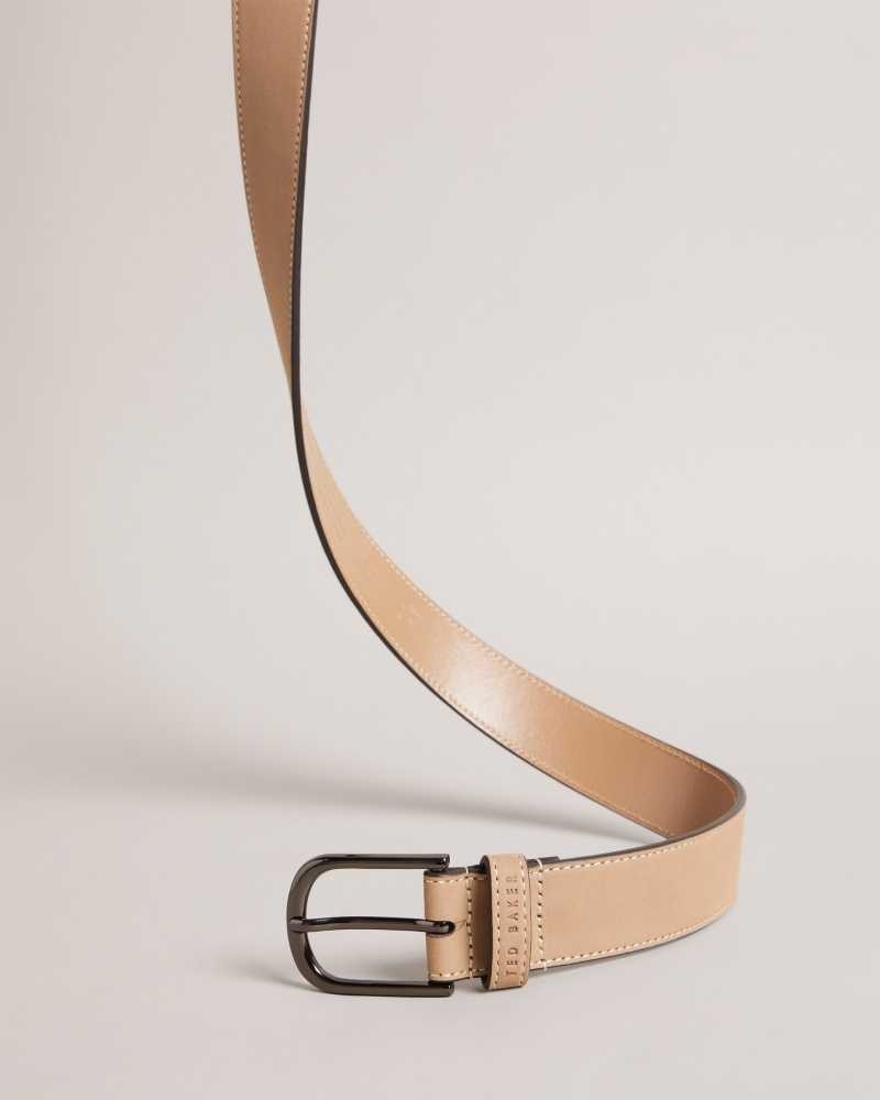 Brown Ted Baker Grisham Leather Belt | US0001648