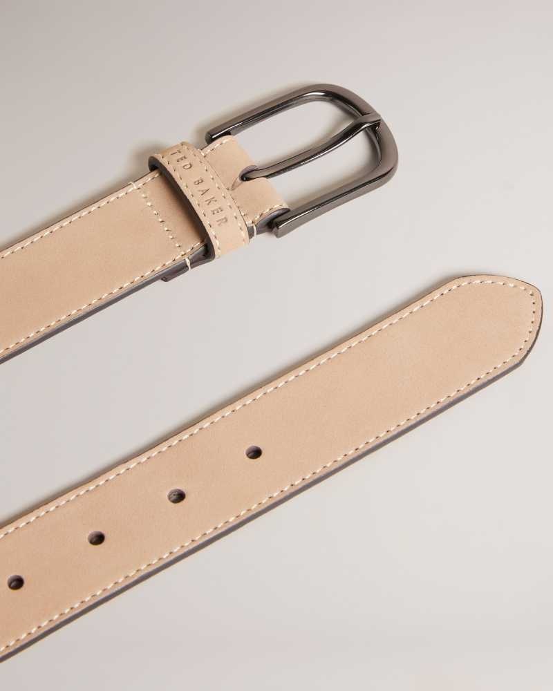 Brown Ted Baker Grisham Leather Belt | US0001648