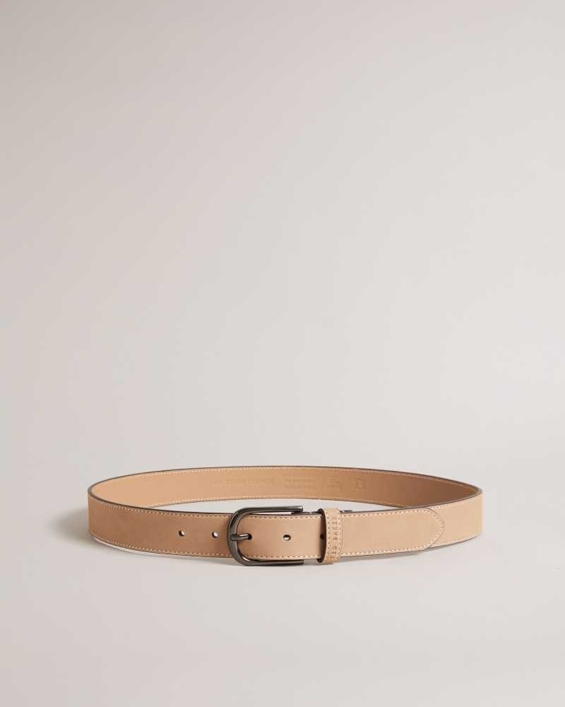 Brown Ted Baker Grisham Leather Belt | US0001648