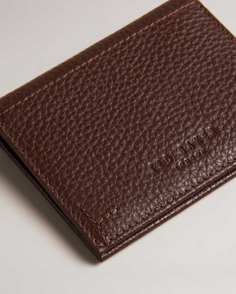 Brown Ted Baker Pannal Colour Panel Card Holder Cardholders | US0001417