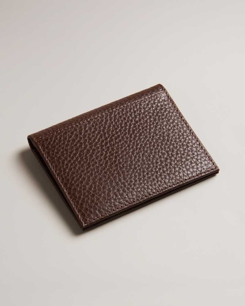 Brown Ted Baker Pannal Colour Panel Card Holder Cardholders | US0001417