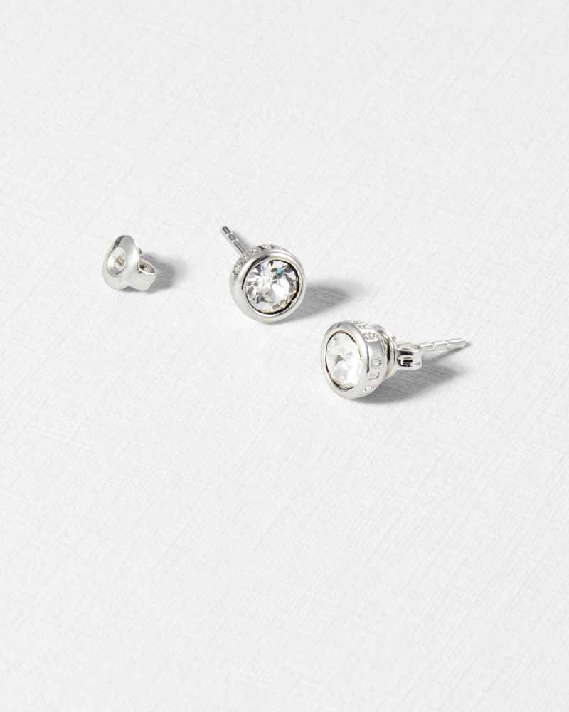 Crystal Ted Baker Sinaa Round Stud Earrings Earrings | US0001809