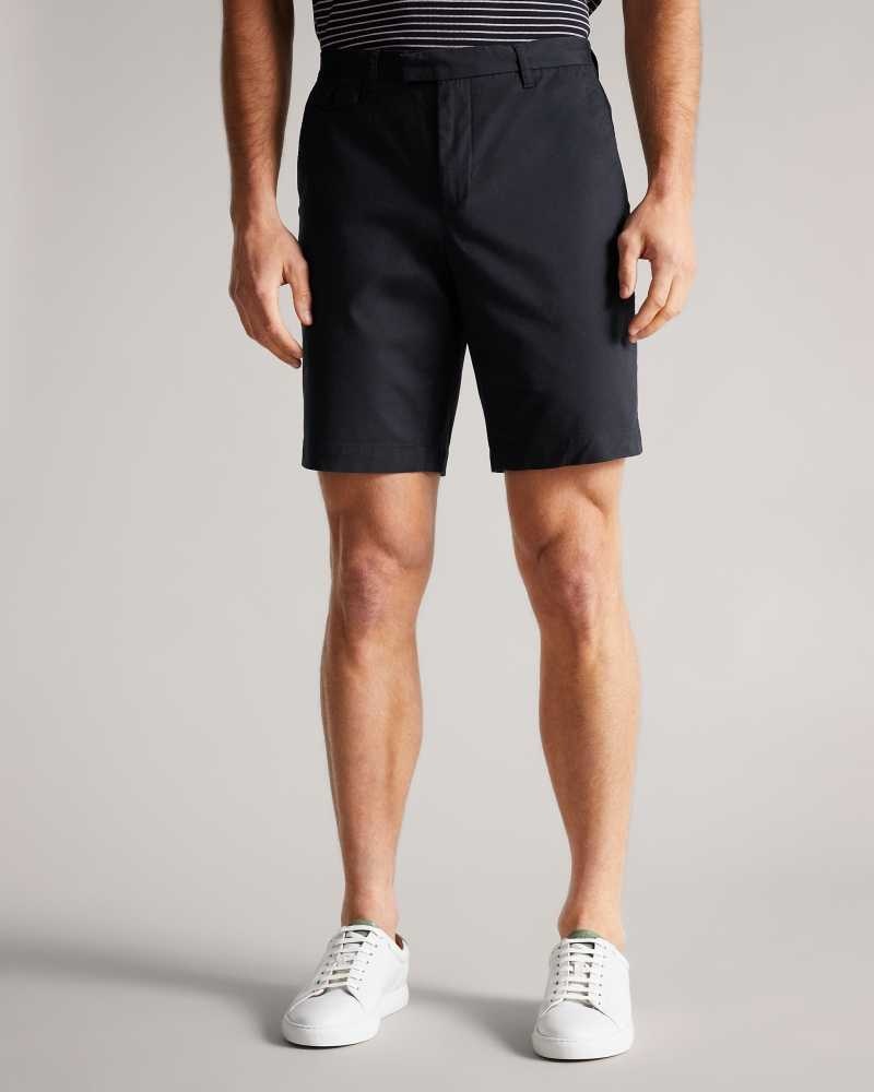 Dark Navy Ted Baker Ashfrd Chino Shorts | US0000668