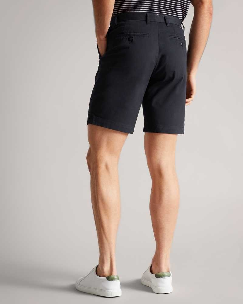 Dark Navy Ted Baker Ashfrd Chino Shorts | US0000668