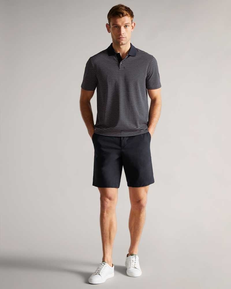 Dark Navy Ted Baker Ashfrd Chino Shorts | US0000668